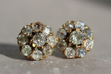 Load image into Gallery viewer, Victorian 3.6ctw Diamond Earrings