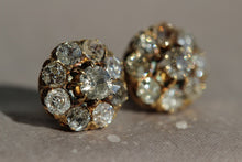 Load image into Gallery viewer, Victorian 3.6ctw Diamond Earrings