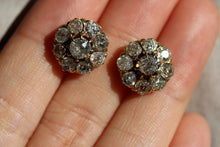 Load image into Gallery viewer, Victorian 3.6ctw Diamond Earrings