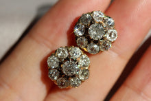 Load image into Gallery viewer, Victorian 3.6ctw Diamond Earrings
