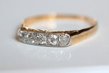 Load image into Gallery viewer, Art Nouveau 5 Stone Band