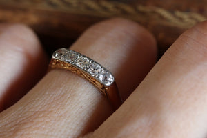 Art Nouveau 5 Stone Band