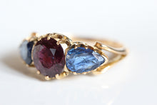 Load image into Gallery viewer, Trilogy Sapphire Ring