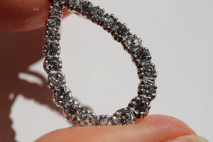 Pear-Shape Diamond Pendant