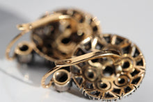 Load image into Gallery viewer, 1800s Portuguese Floral Earrings