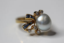 Load image into Gallery viewer, Large Baroque Pearl Ring