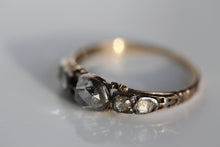 Load image into Gallery viewer, Georgian Five Stone Diamond Ring