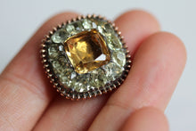 Load image into Gallery viewer, 1700s Portuguese Chrysoberyl Brooch