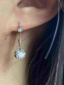 Edwardian 2.7ctw Diamond Earrings