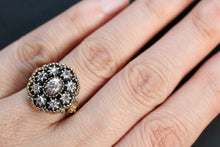 Load image into Gallery viewer, Scarce 1800&#39;s OMC Diamond Cluster Ring