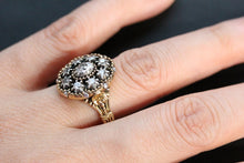 Load image into Gallery viewer, Scarce 1800&#39;s OMC Diamond Cluster Ring