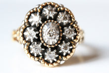 Load image into Gallery viewer, Scarce 1800&#39;s OMC Diamond Cluster Ring