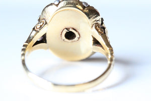 Scarce 1800's OMC Diamond Cluster Ring