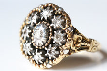 Load image into Gallery viewer, Scarce 1800&#39;s OMC Diamond Cluster Ring