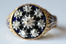 Load image into Gallery viewer, 1800&#39;s Diamond Cluster Ring