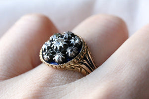 1800's Diamond Cluster Ring