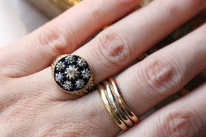 1800's Diamond Cluster Ring